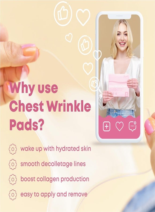 Bayside Chest Wrinkle Patches Reusable | Anti-Aging Patches for Fine Lines | Long-Lasting Wrinkle Pads for a Youthful Appearance | Skin-Safe Chest Care Solution | Includes 4 Durable Pads for a Smooth Look 4ct - Image 2